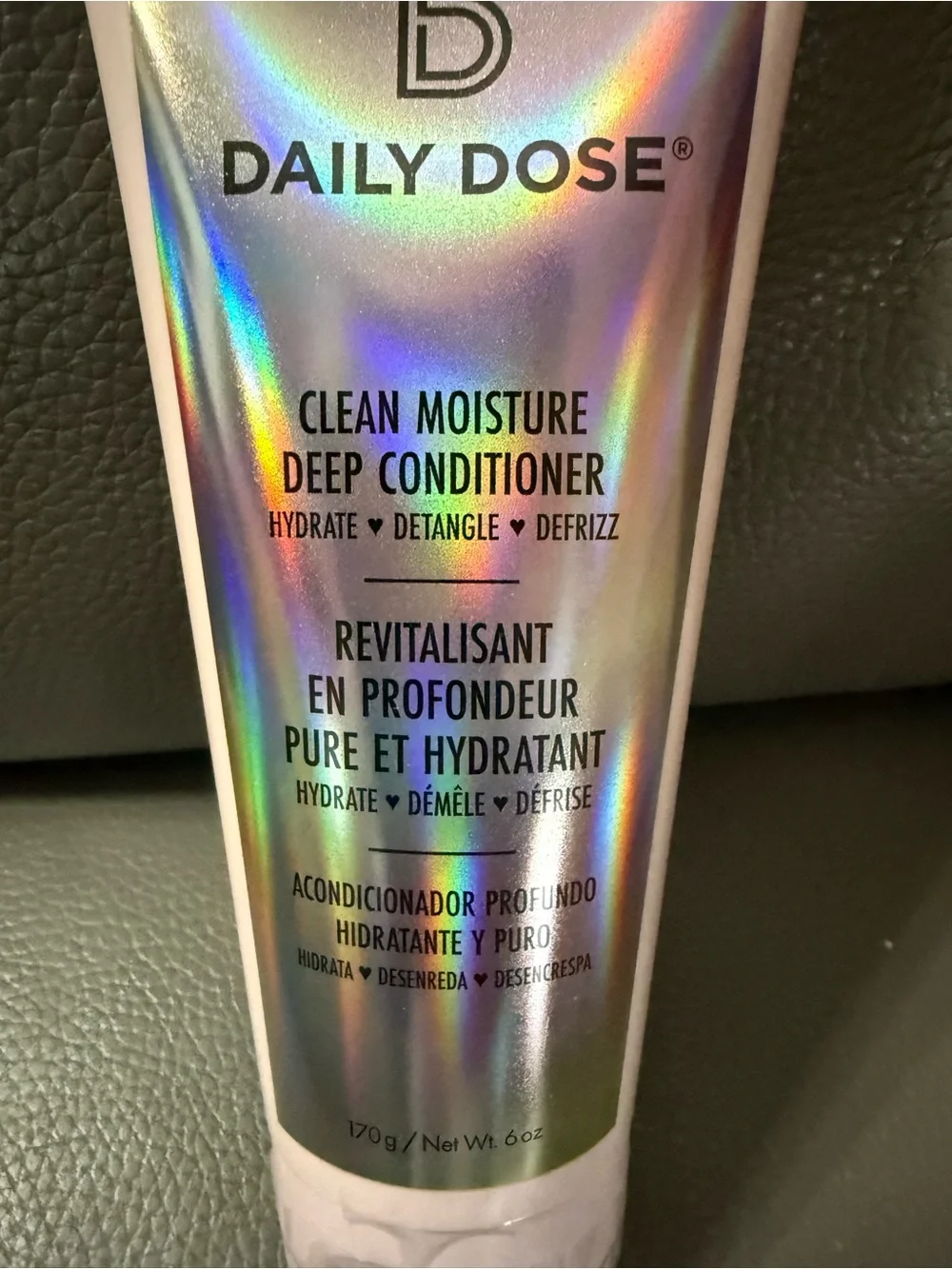 Daily Dose Clean Moisture Deep Conditioner — Pink Holographic Tube